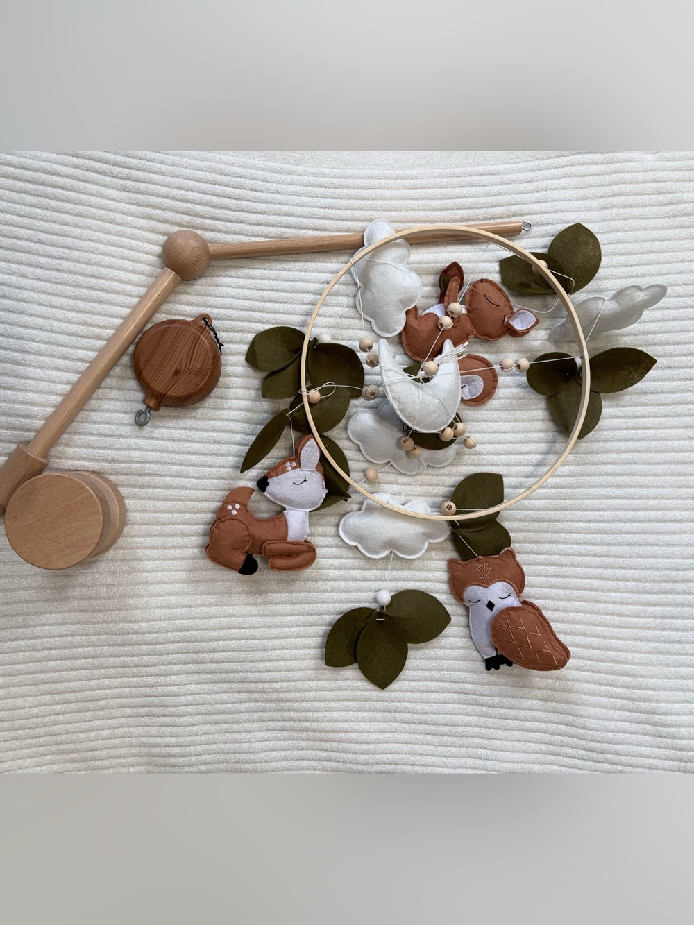 Woodland Theme Baby Mobile